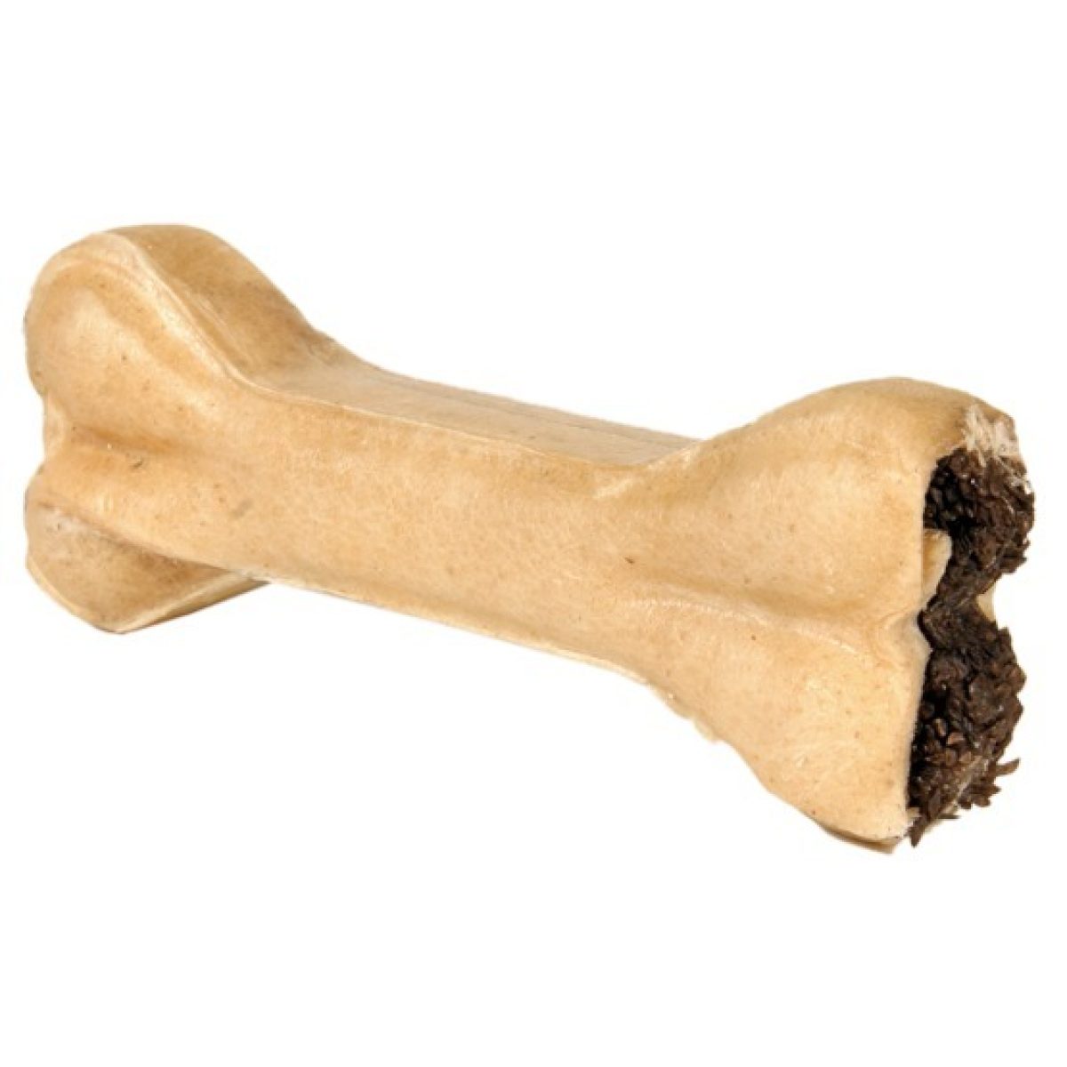 Žuvacia byvolia kosť s držkami 10 cm, 2 x 35 g – Obrázok 1
