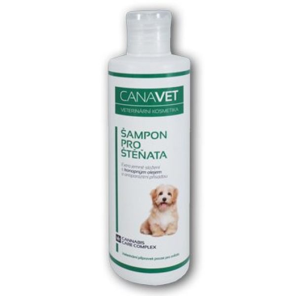 CANAVET šampón pre šteňatá s antiparazitnou prísadou 250 ml