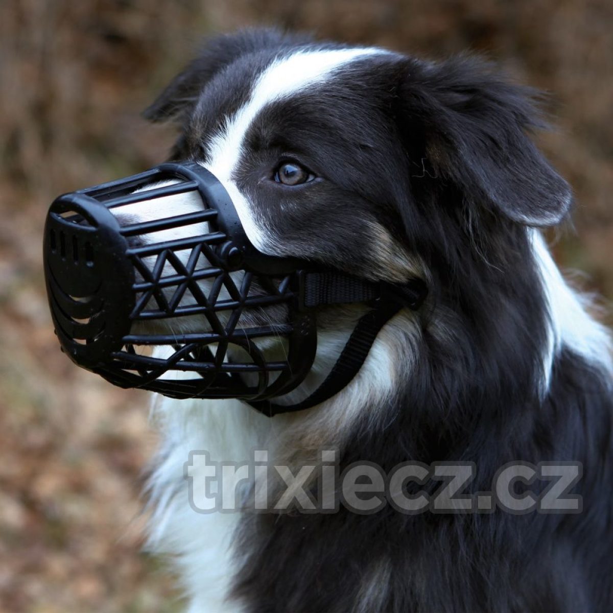Plastový náhubok M, 22 cm – Obrázok 3
