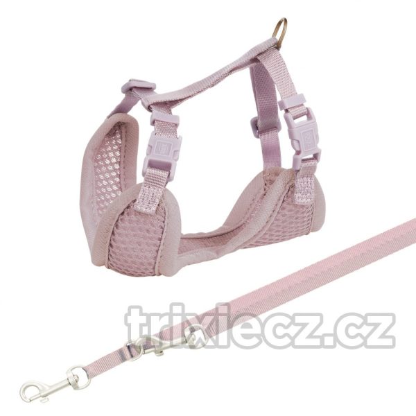 Puppy súprava, mäkký postroj 26-34 cm / 10 mm + vodítko 2 m / 10 mm – Obrázok 4