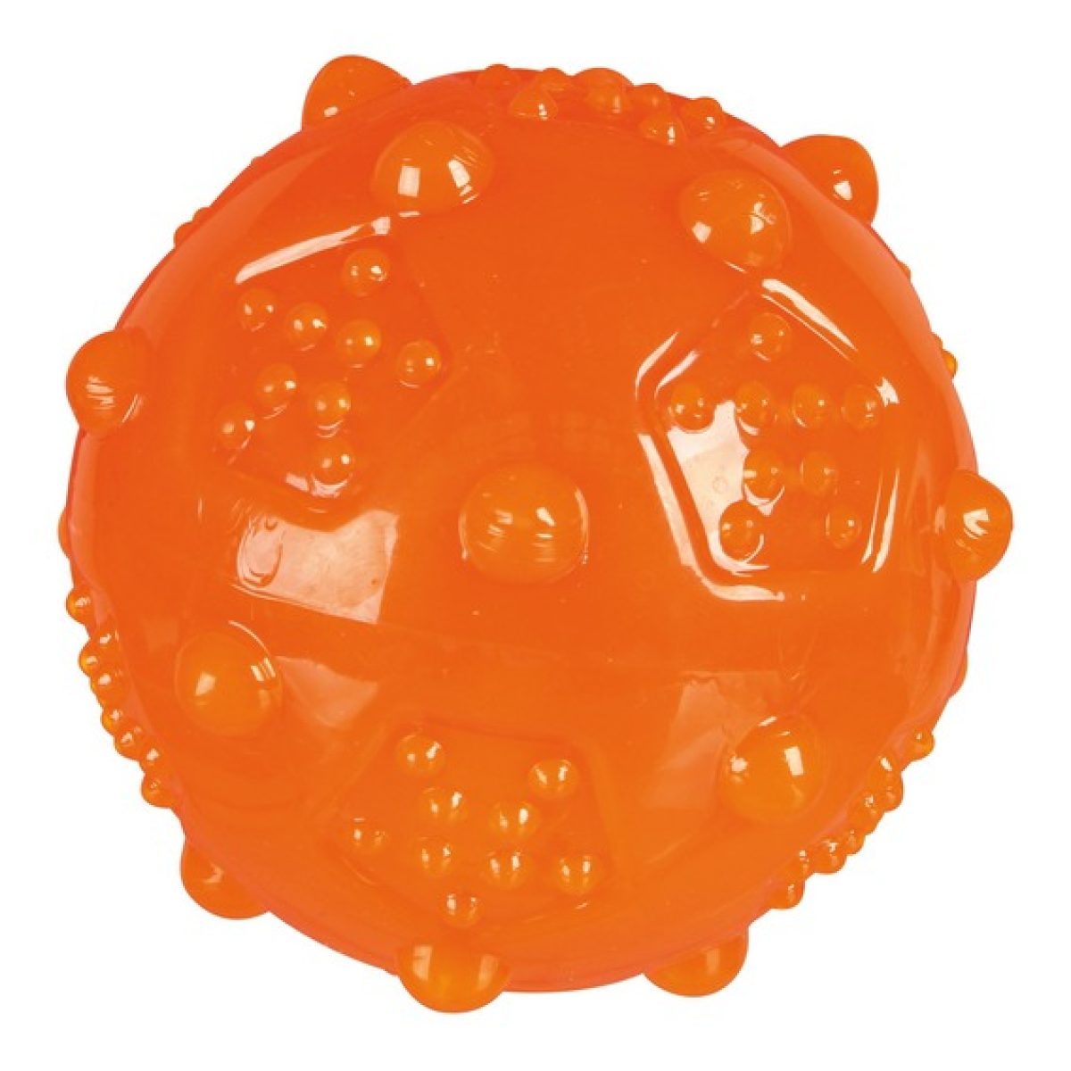 Loptička so zvukom pre psa 8 cm – Obrázok 1