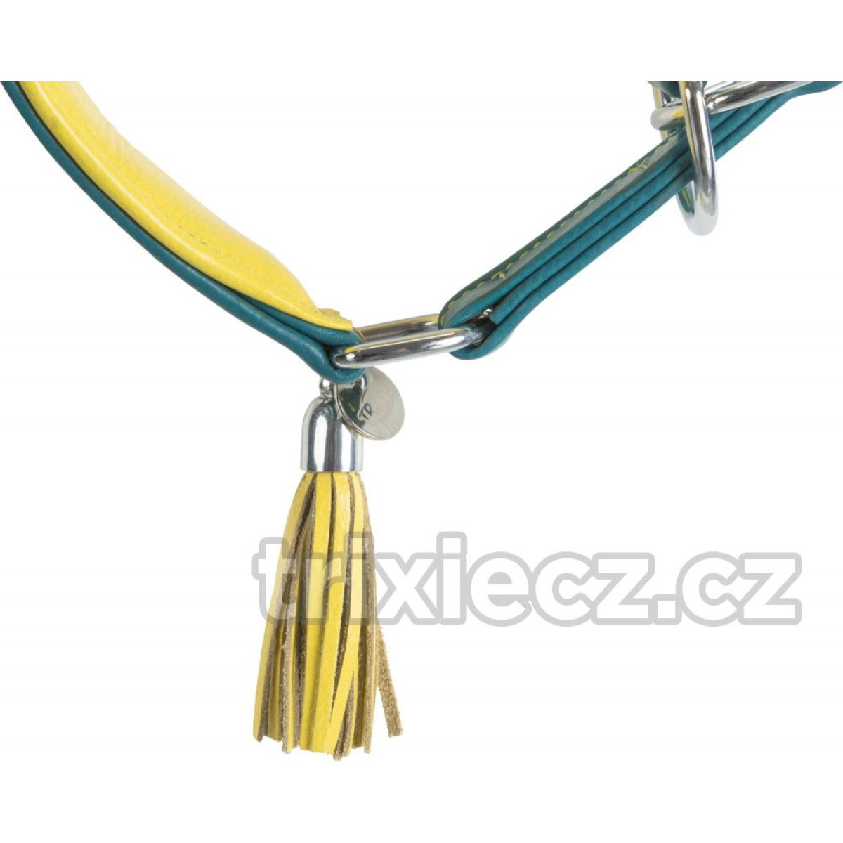 Kožený obojok pre chrty, XS: 21-26 cm / 40 mm – Obrázok 2