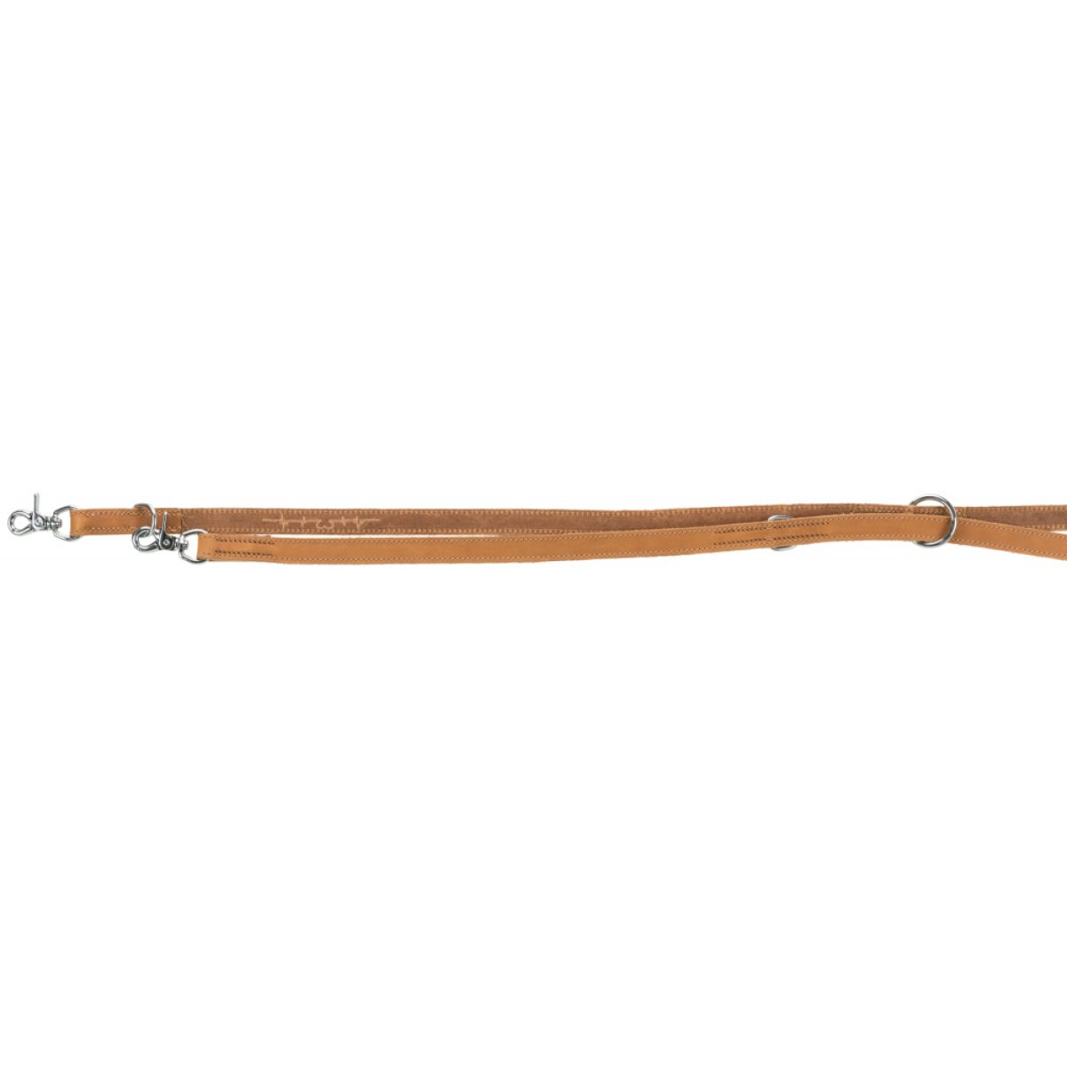 19012 Rustic kožené predlžovacie vodítko Heartbeat, M-L: 2 m / 20 mm – Obrázok 1