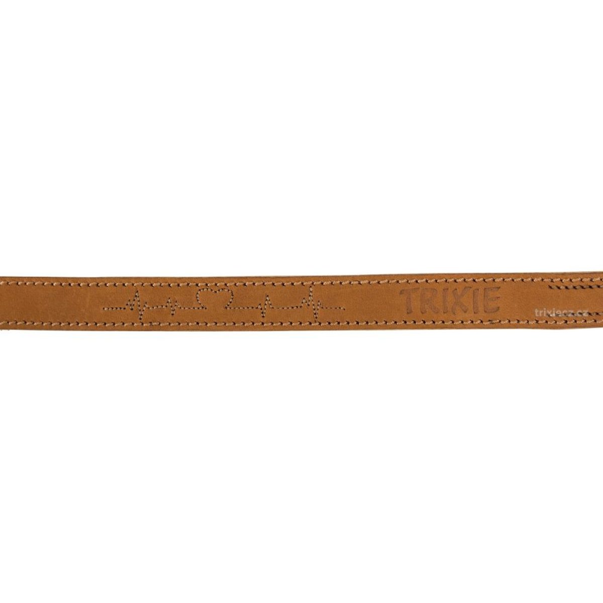 Rustic kožené predlžovacie vodítko Heartbeat, M-L: 2 m / 20 mm – Obrázok 2