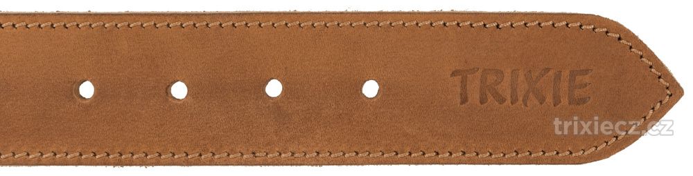 Rustic kožený obojok Heartbeat, L: 47-55cm/40mm