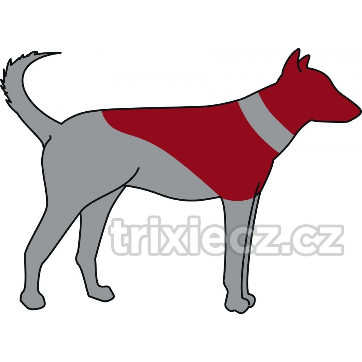 Ochranný nafukovací golier S-M – Obrázok 2