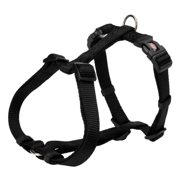 Postroj H-Premium XXS-XS, 20-32 cm / 10 mm čierny