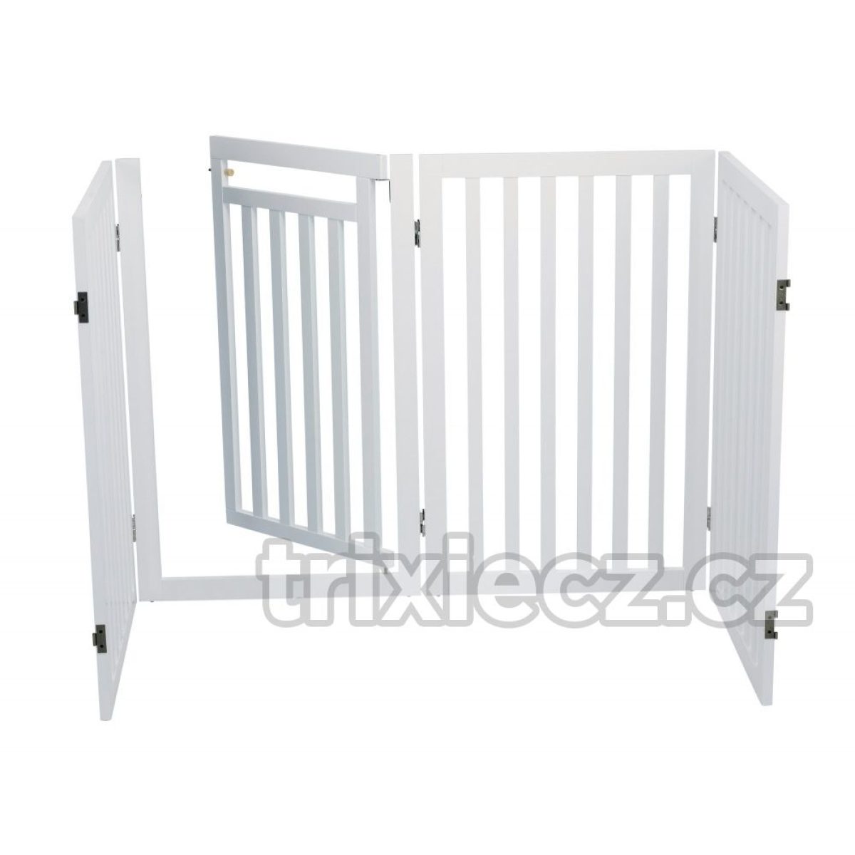 Ochranná bariéra s otváracími dvierkami, 60 - 160 x 81 cm – Obrázok 3