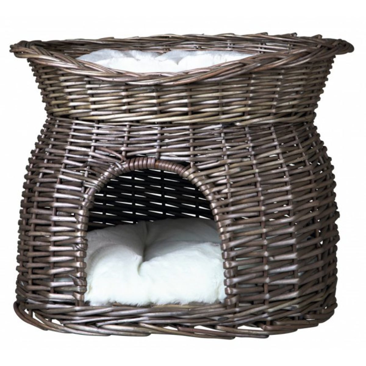 Prútená búdka s pelechom 54 x 43 x 37 cm – Obrázok 1