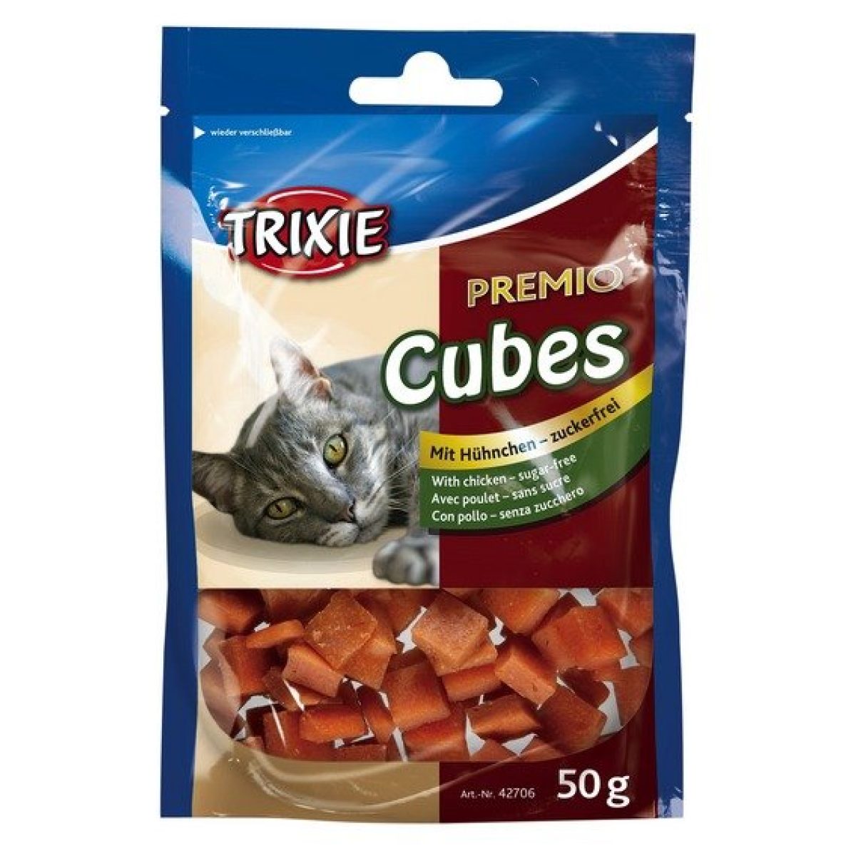 PREMIO Cubes - kuracie kocky, 50 g – Obrázok 1