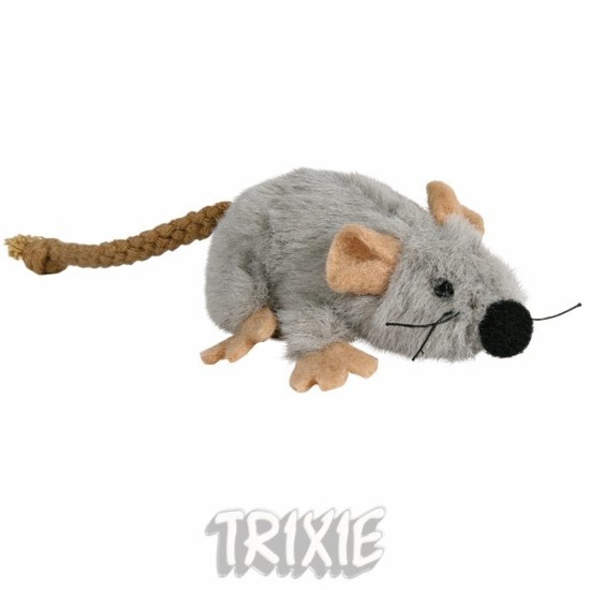 Plyšová myš s catnipom, 7 cm – Obrázok 1