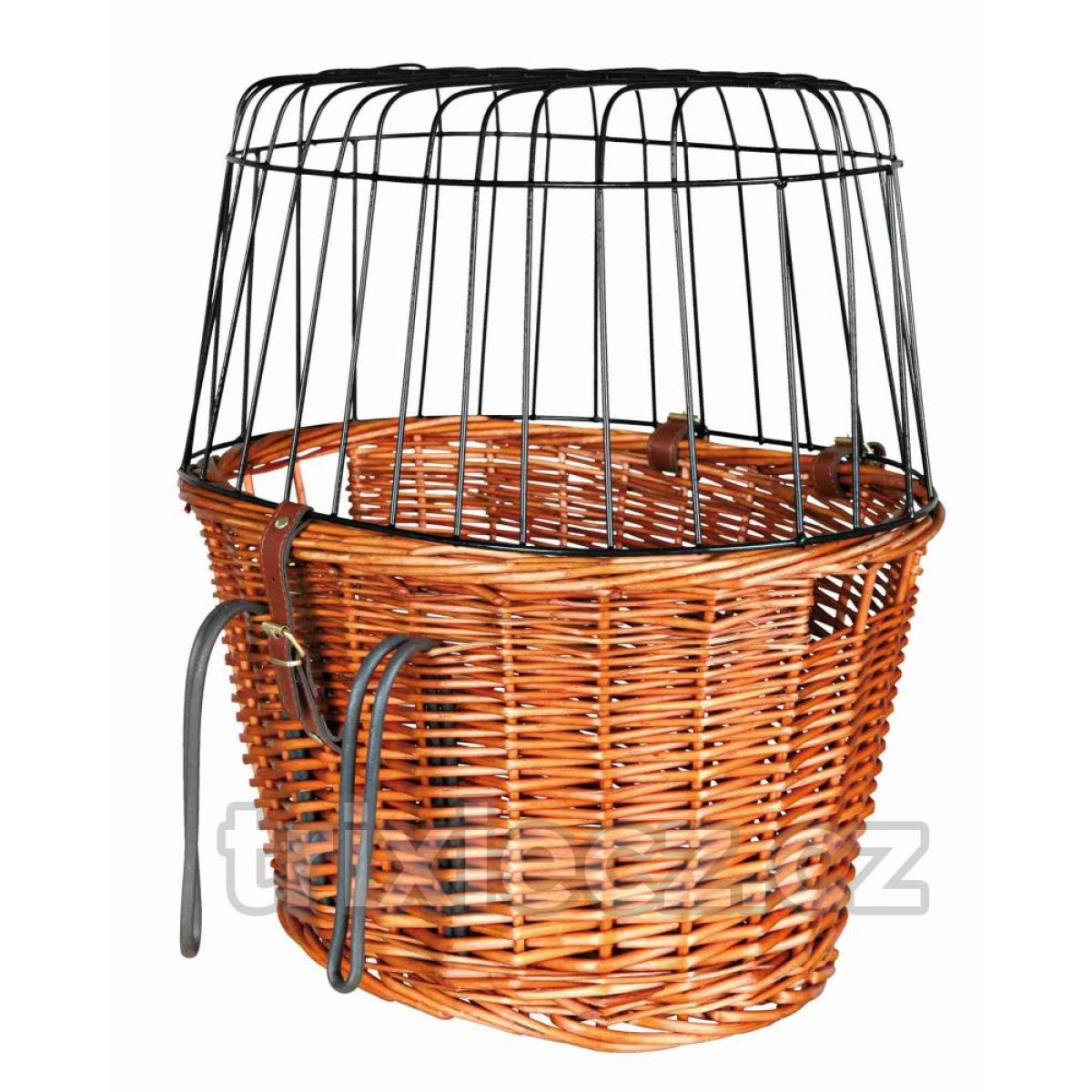 Kôš na bicykel s kovovou kabínou 44 x 48 x 33 cm – Obrázok 2
