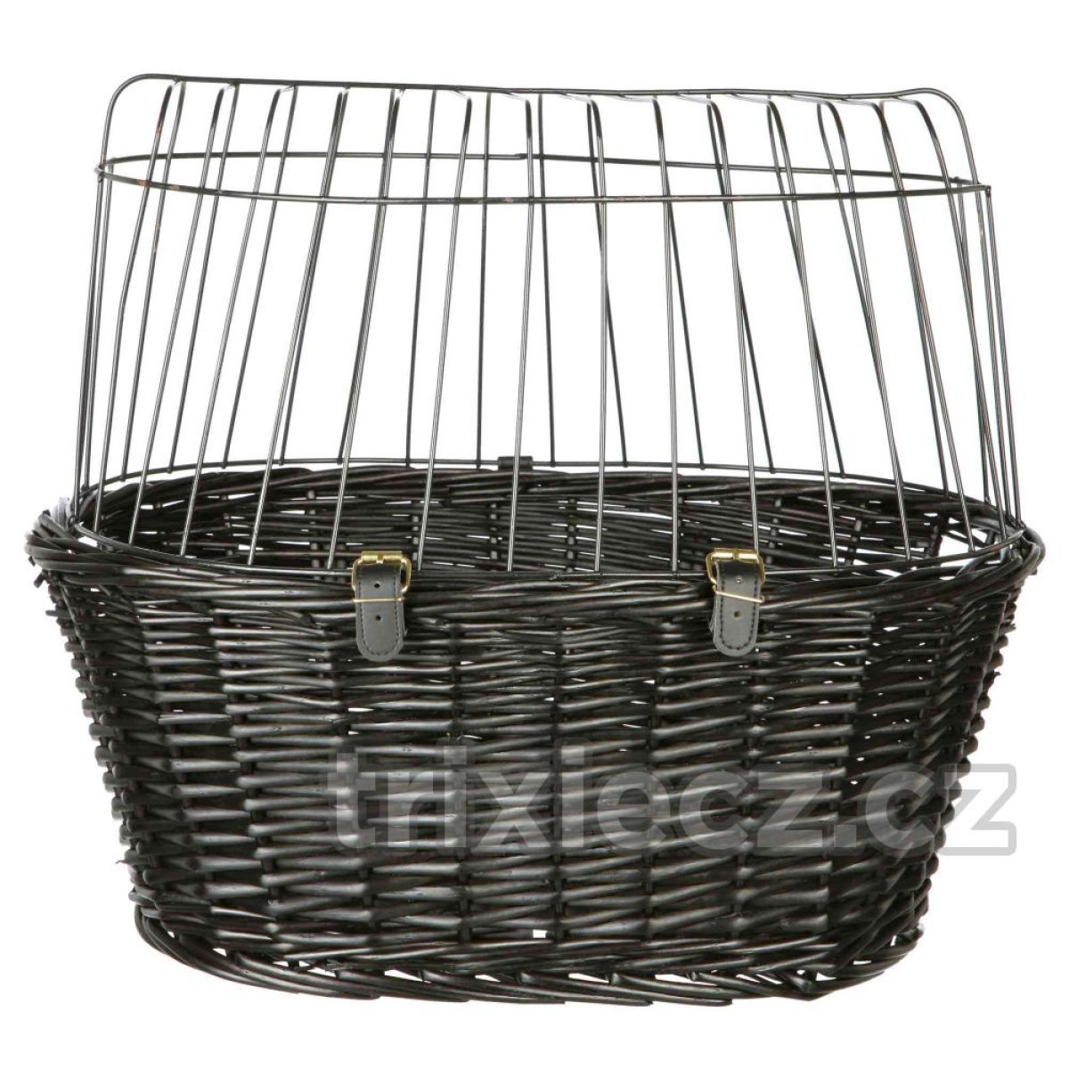 Kôš na bicykel s kovovou kabínou 50 x 41 x 35 cm – Obrázok 2