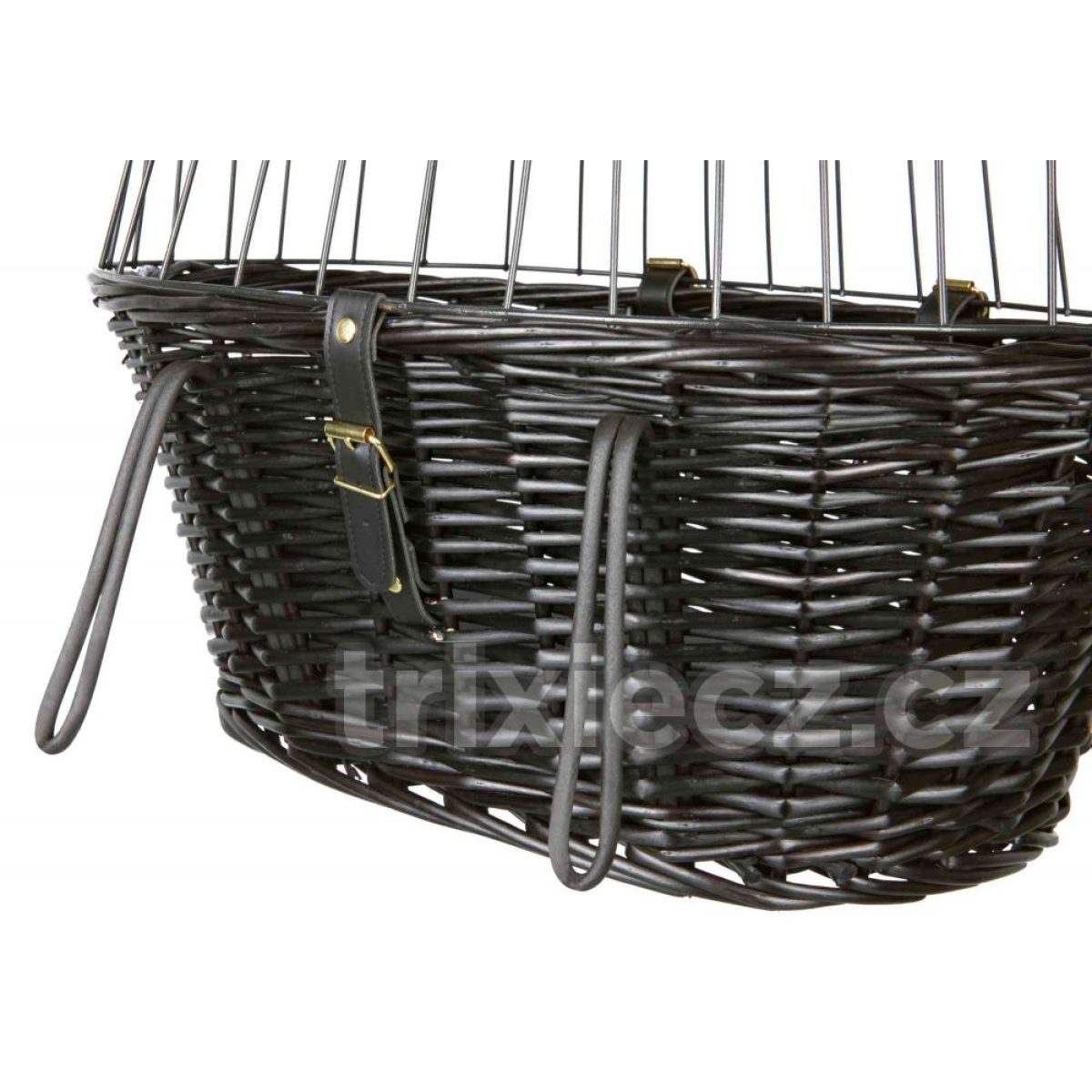 Kôš na bicykel s kovovou kabínou 50 x 41 x 35 cm – Obrázok 3