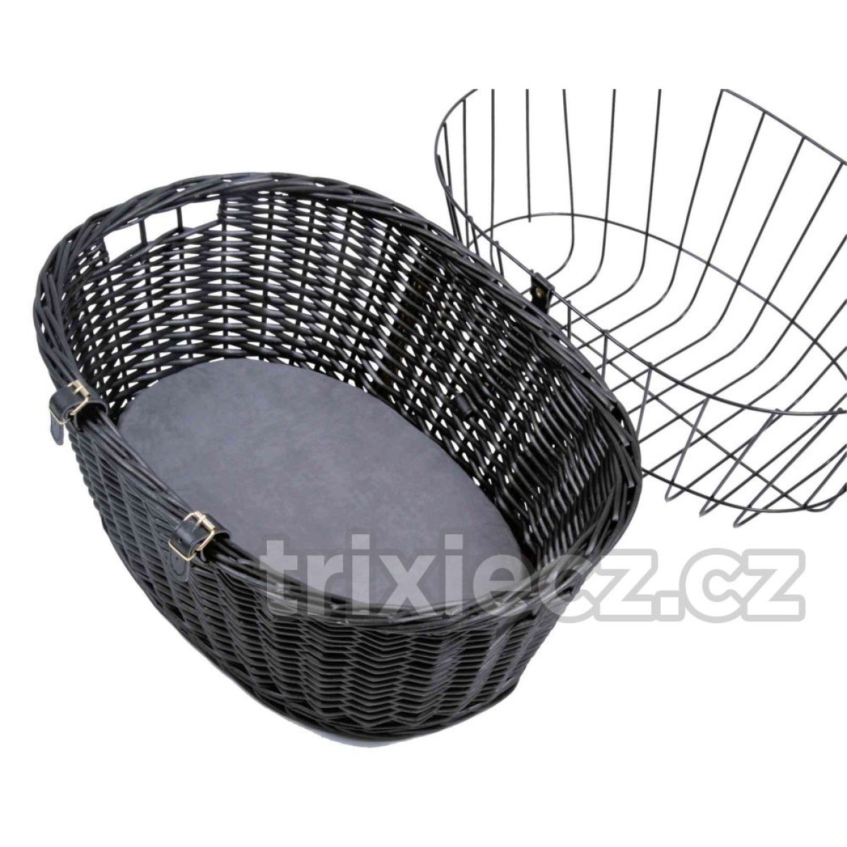 Kôš na bicykel s kovovou kabínou 50 x 41 x 35 cm – Obrázok 4
