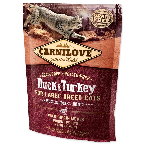 CARNILOVE - Large Breed Cats Muscles, Bones, Joints kačacie & morčacie, 400 g