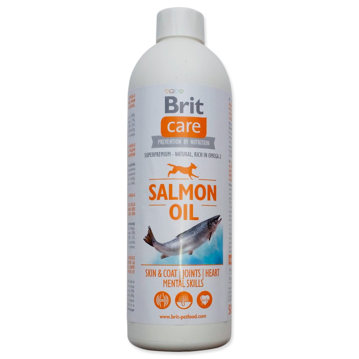krabicka2 Brit Care - Lososový olej, 500 ml – Obrázok 1