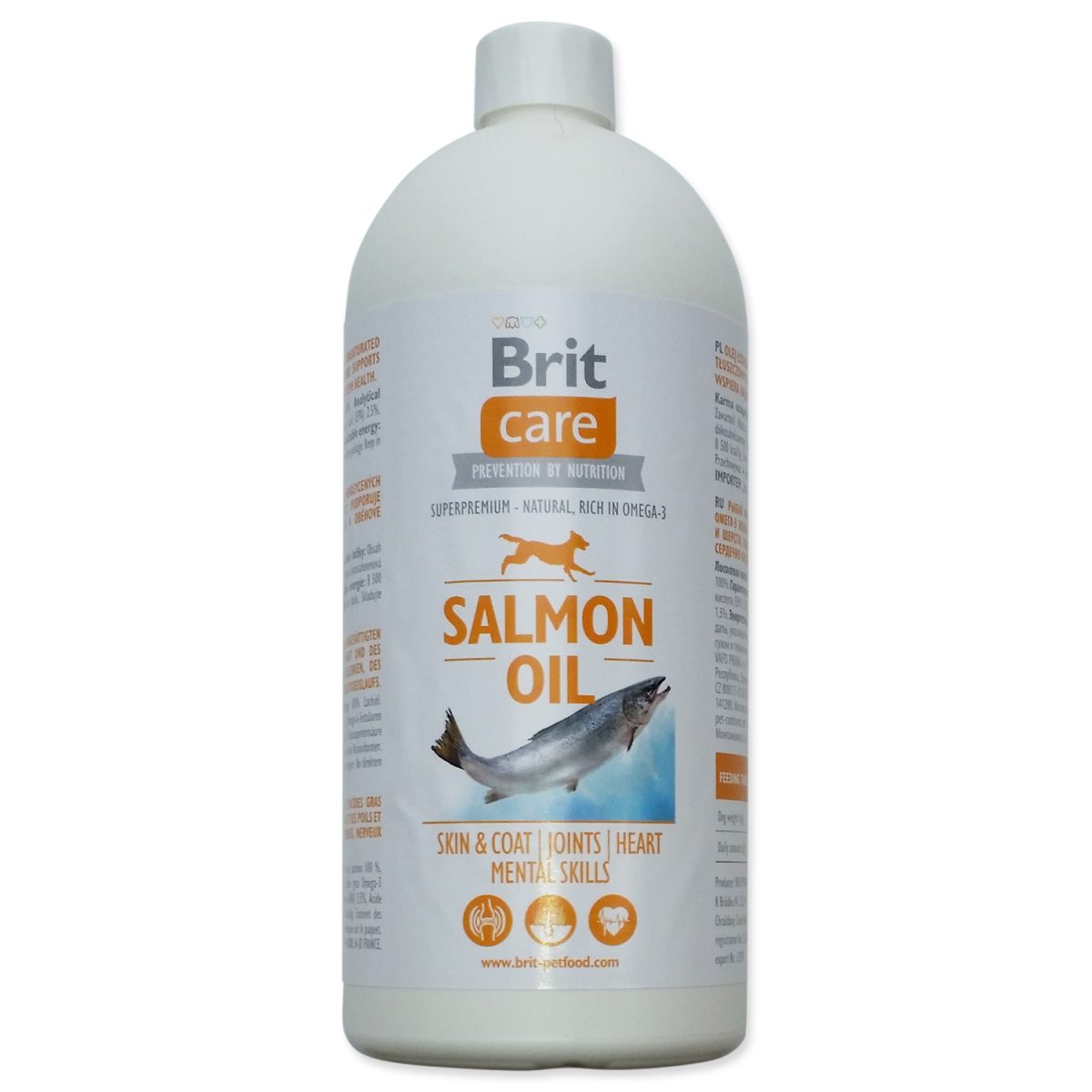 krabicka2 Brit Care - Lososový olej, 1000 ml – Obrázok 1