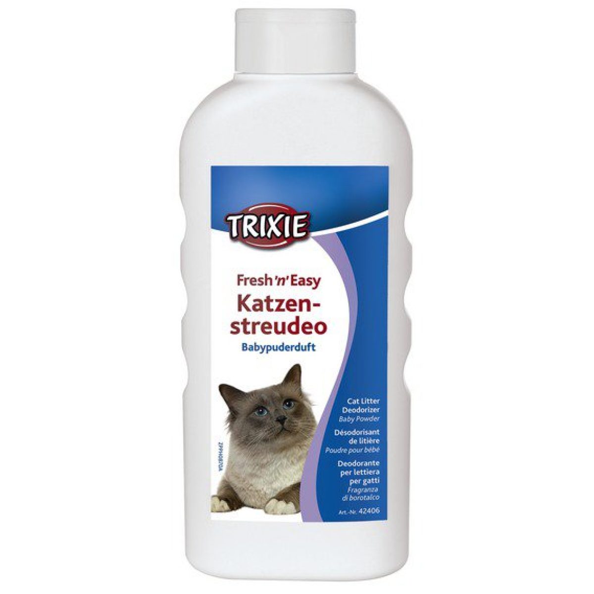 Fresh´n´Easy deodorant pre mačacie BABY POWDER WC 750 g – Obrázok 1