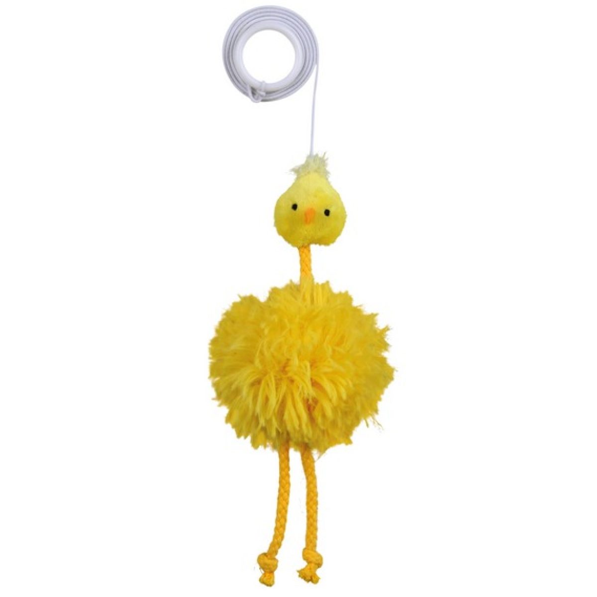 Plyšové kuriatko na gumičke s catnipom 20 cm – Obrázok 1