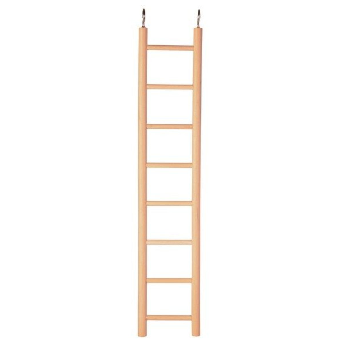 Závesný drevený rebrík pre hlodavce, 6 priečok 28 cm – Obrázok 1