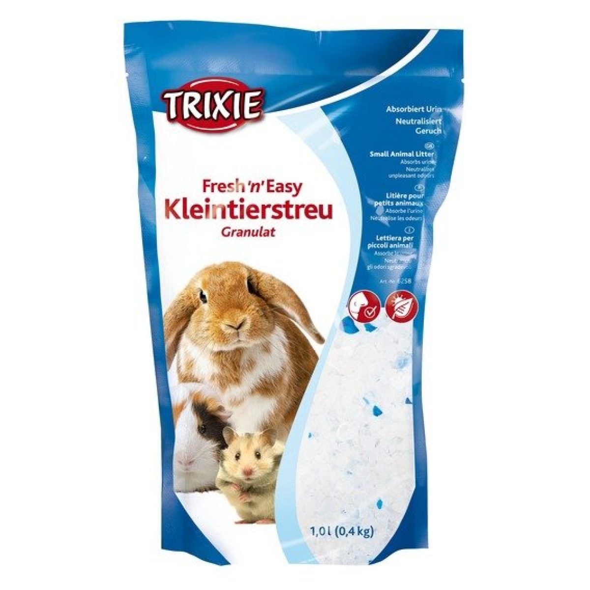 Fresh n Easy - granulová podstielka pre hlodavce 1l 400g – Obrázok 1