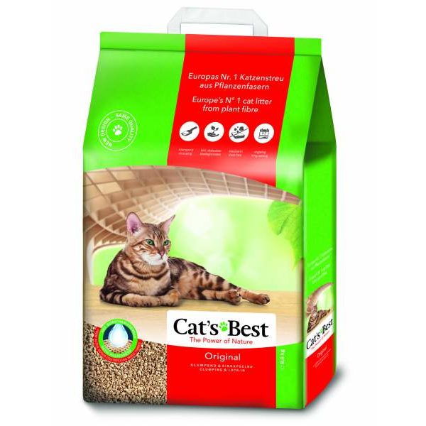 Rastlinná podstielka pre mačky - 20 L / 8,6 kg