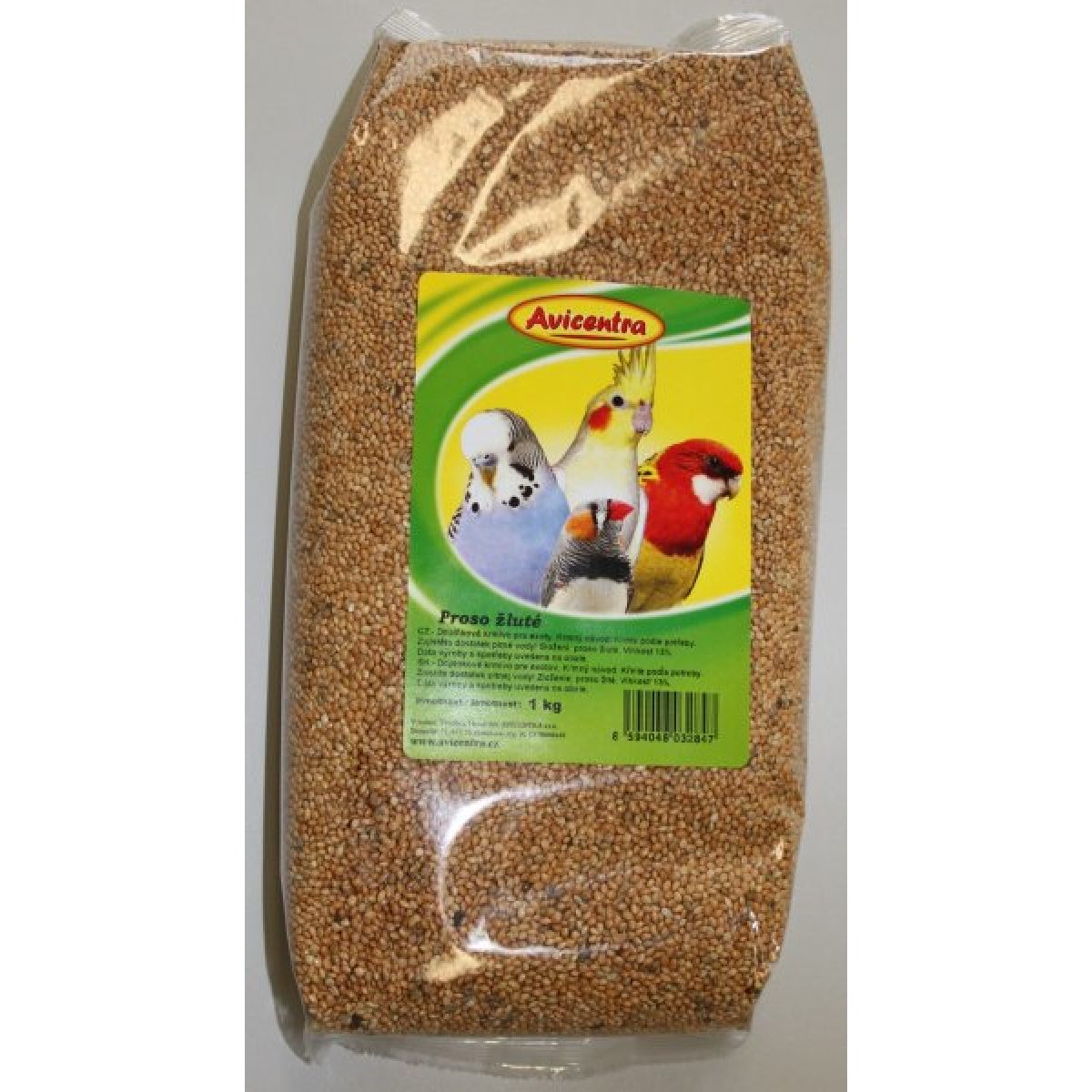 Avicentra - Proso žlté, 1000 g – Obrázok 1