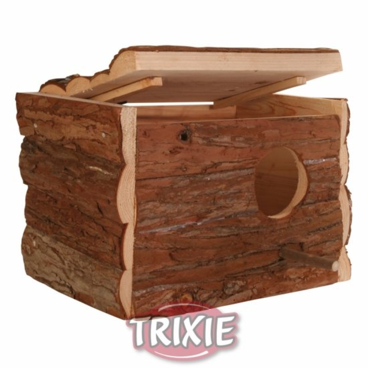 Búdka na hniezdenie z prírodného dreva pre andulky 30 x 20 x 20 cm – Obrázok 1
