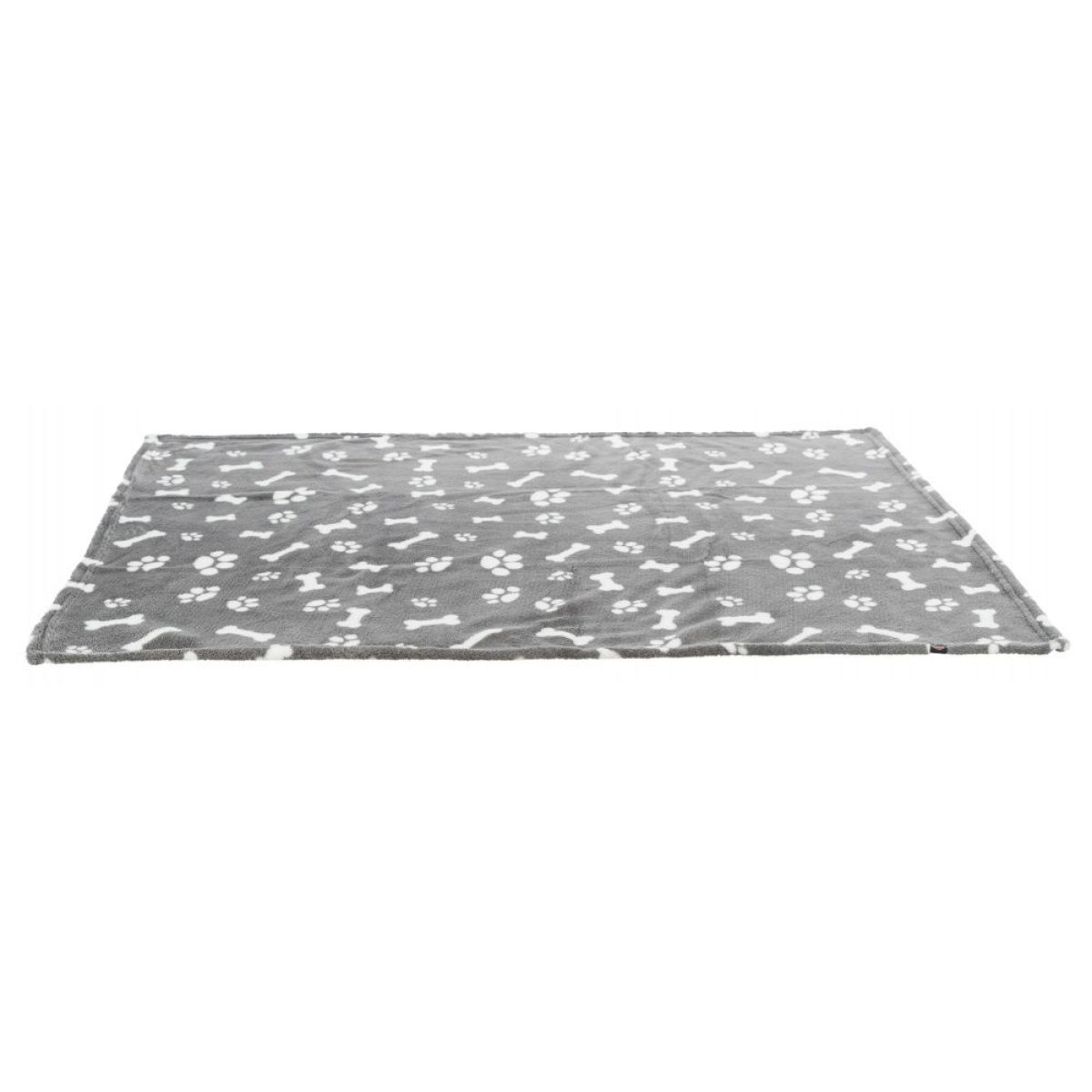 Plyšová deka s kostičkami a labkami 75 x 50 cm – Obrázok 2