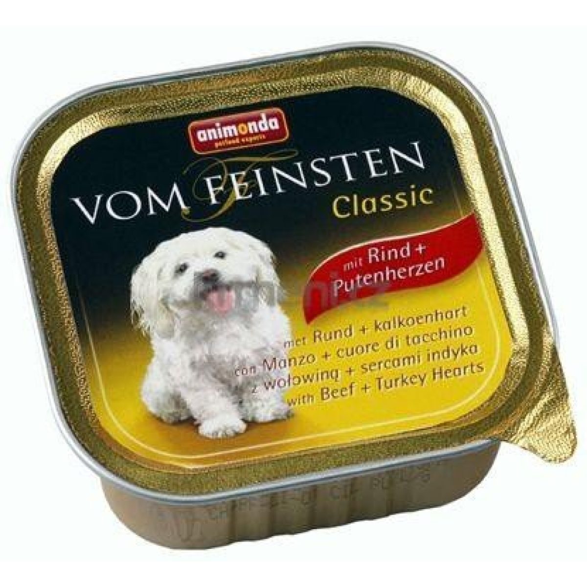 Animonda - Vom Feinsten Classic Adult Dogs hovädzie & morčacie srdce, 150 g – Obrázok 1
