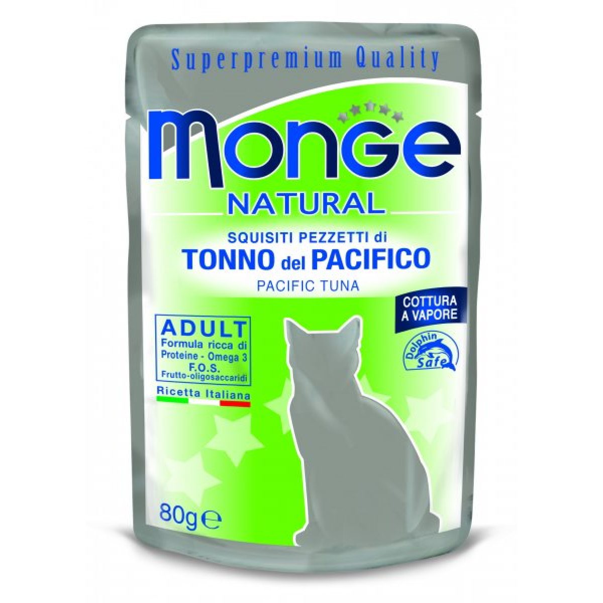 MONGE NATURAL kapsička - tuniak, 80 g – Obrázok 1