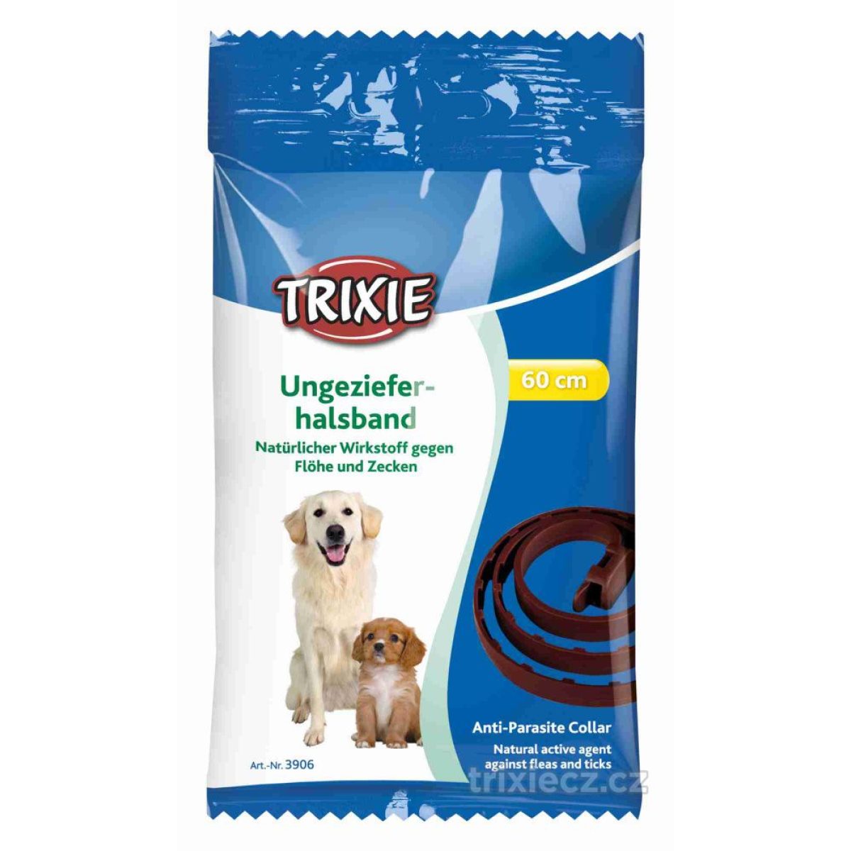 Antiparazitný obojok bylinný - 60 cm – Obrázok 2