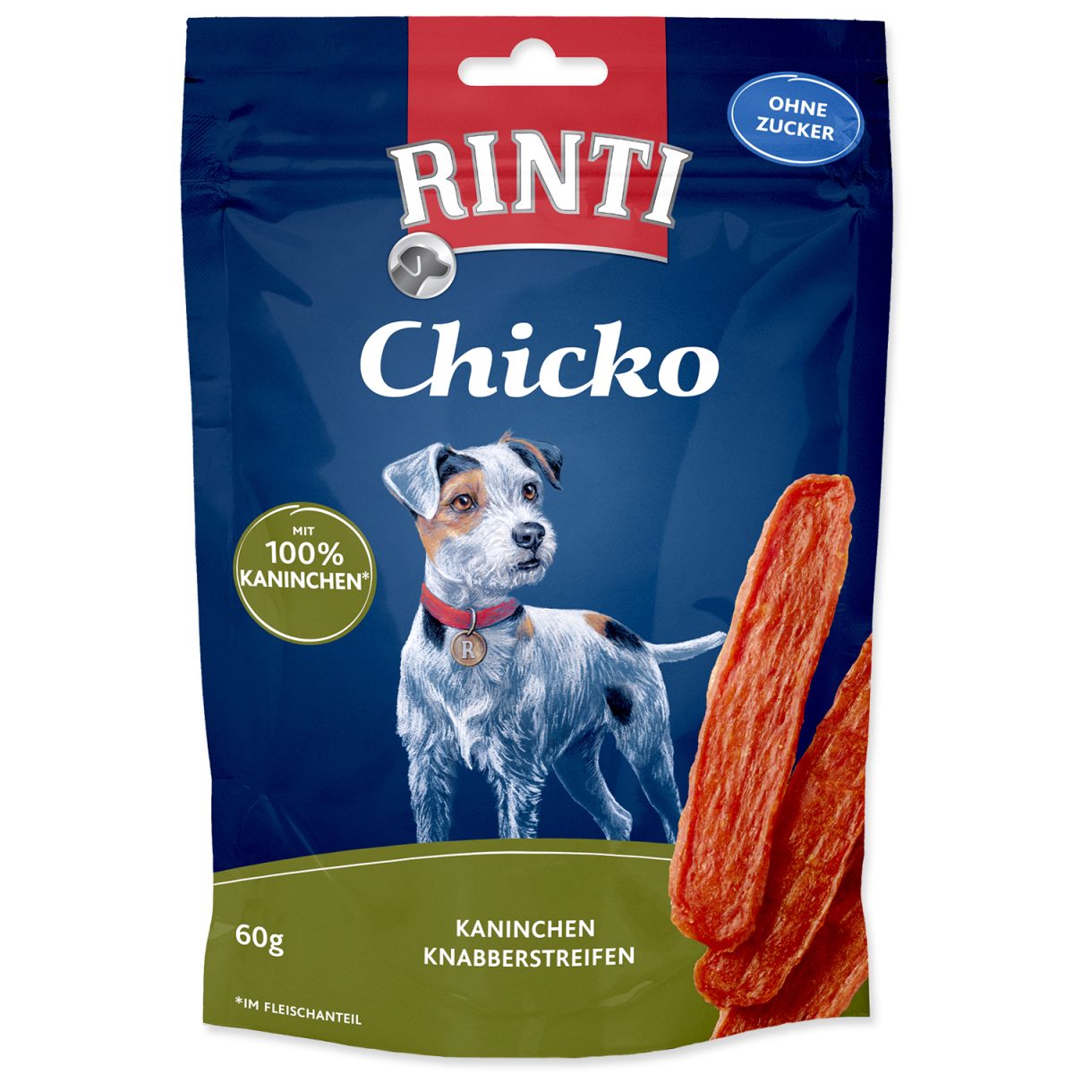 RINTI - Extra Chicko králičie mäso, 60 g – Obrázok 1