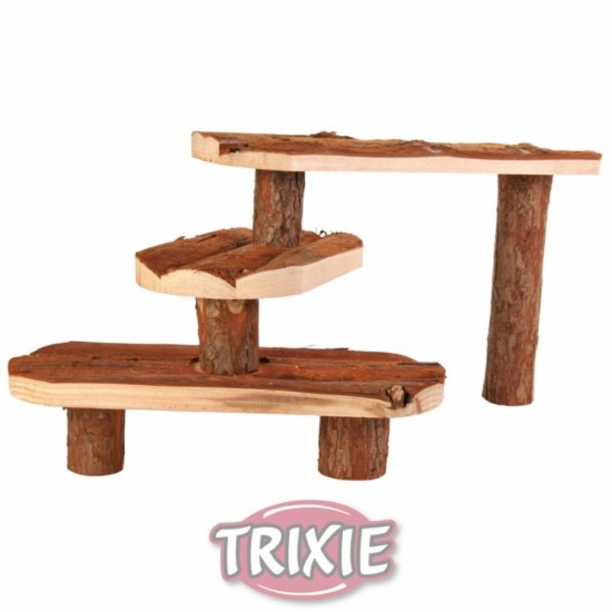Drevené schodisko pre hlodavce 38 x 24 cm – Obrázok 1