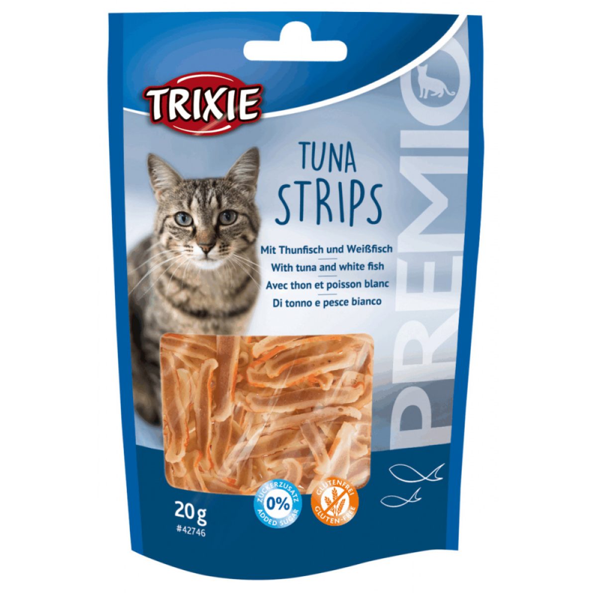 PREMIO Tuna Strips, 20 g – Obrázok 1