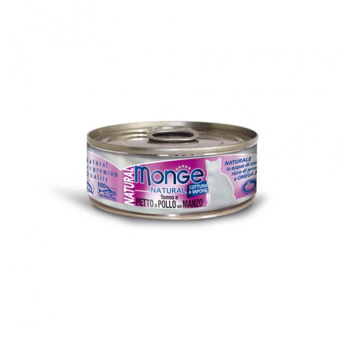 MONGE NATURAL - kuracie & hovädzie mäso, 80 g – Obrázok 1