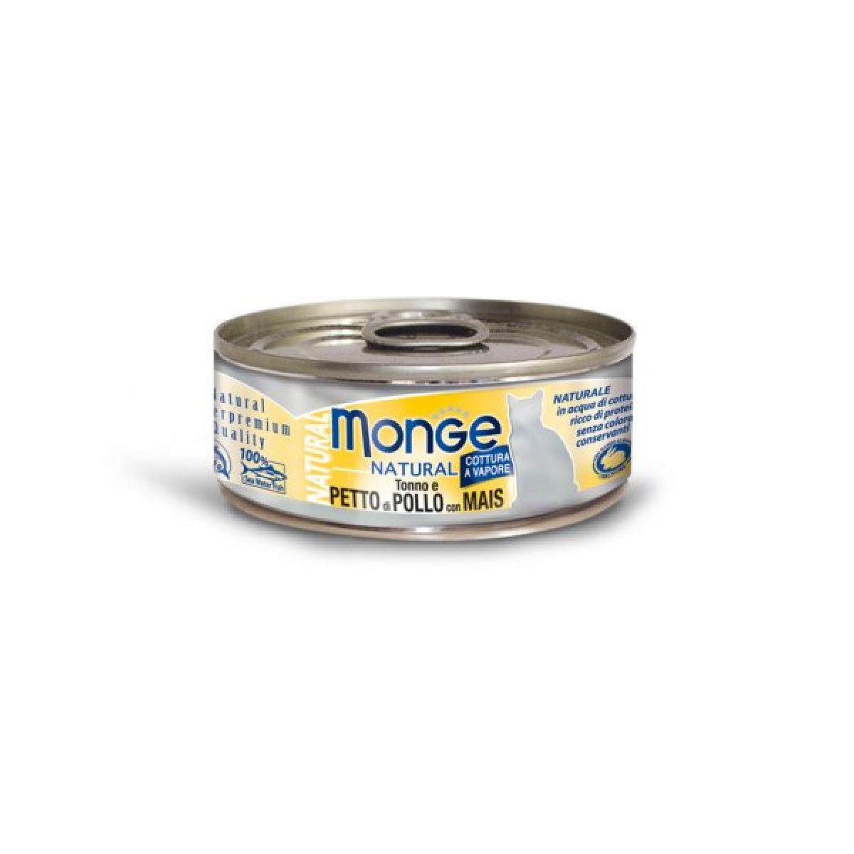 MONGE NATURAL - kuracie mäso & kukurica, 80 g – Obrázok 1