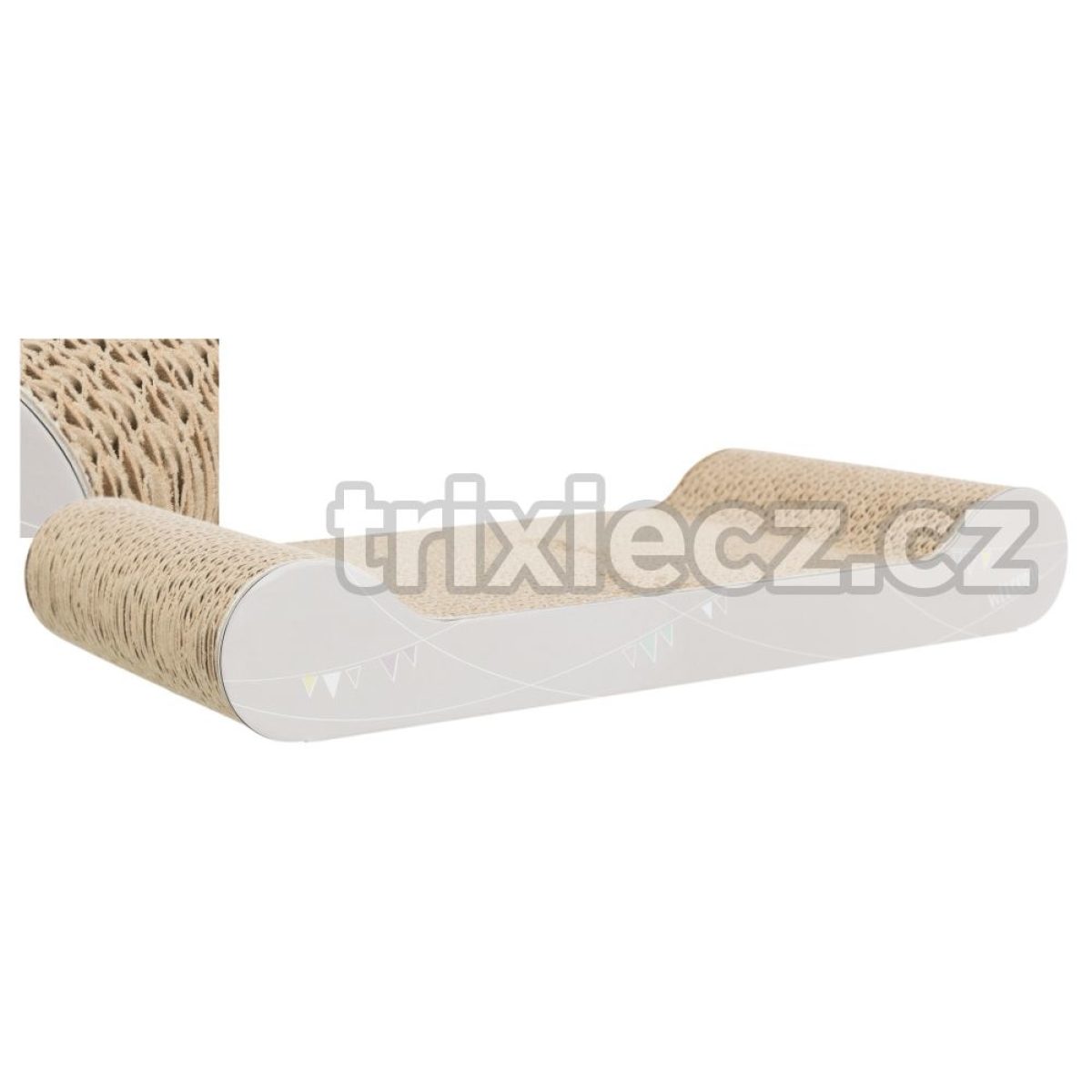 Škrabacia podložka 38 x 6 x 18 cm svetlo šedá – Obrázok 2