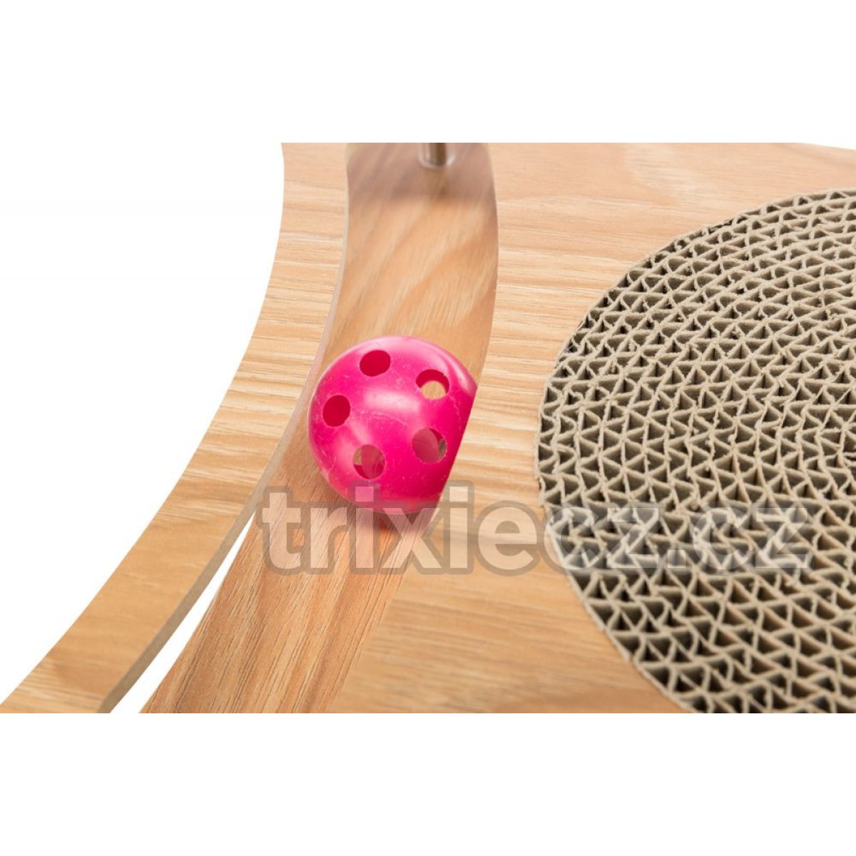 Škrabadlo v drevenom ráme, s hračkami,  35 × 4 × 35 cm – Obrázok 3