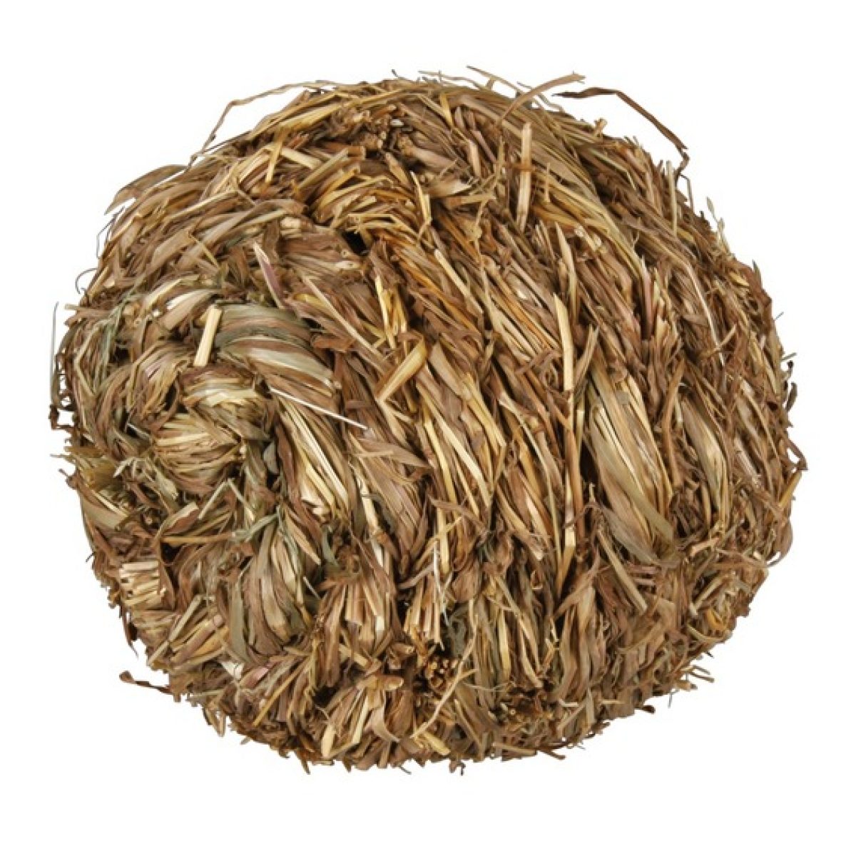 Loptička z trávy s roľničkou 10 cm – Obrázok 1