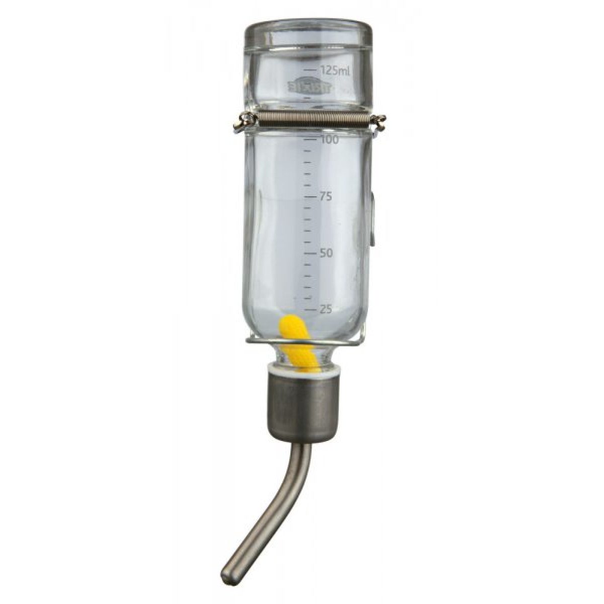 Sklenená napájačka pre škrečky 125 ml – Obrázok 1