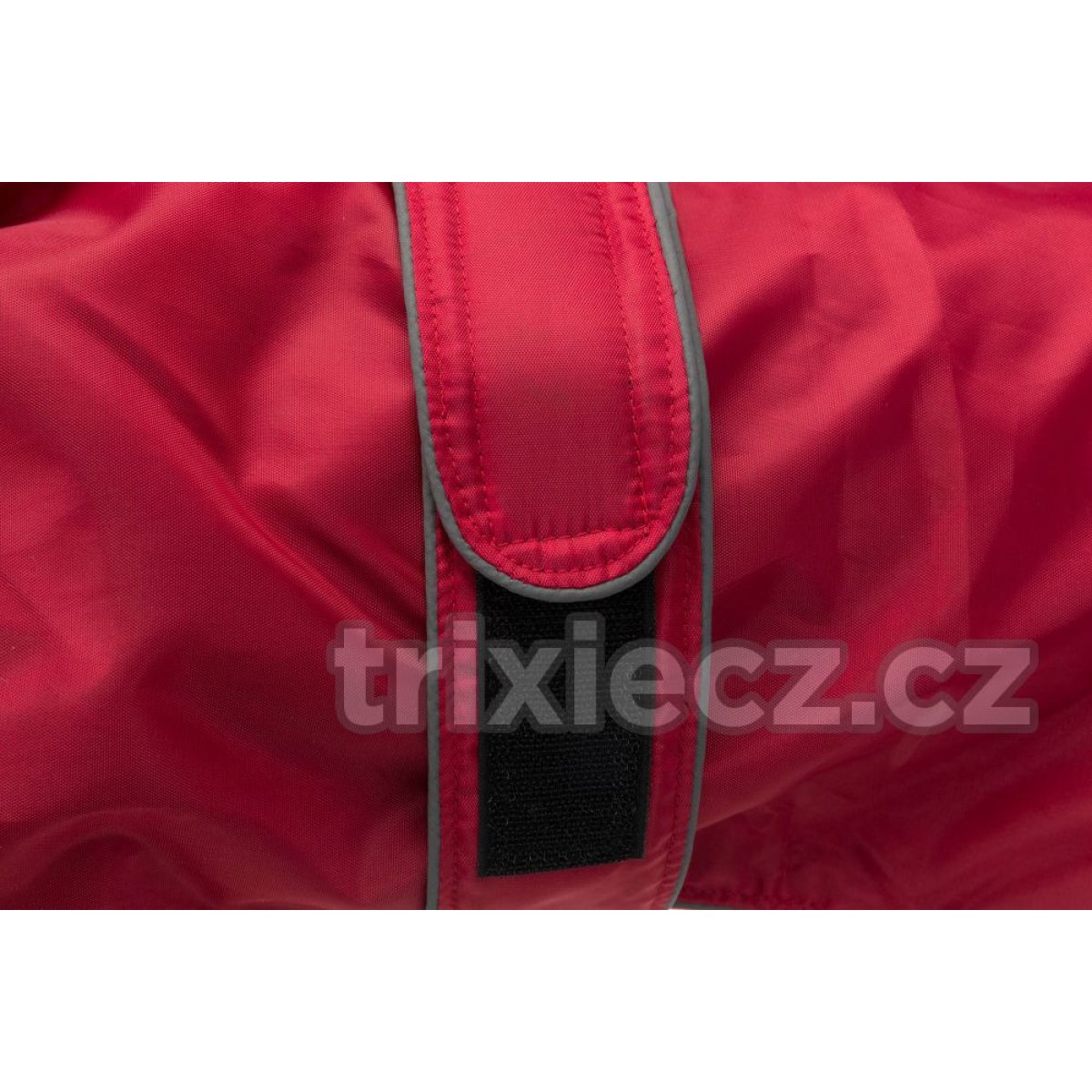 Reflexná vesta ORLEANS, L: 60 cm, červená – Obrázok 3
