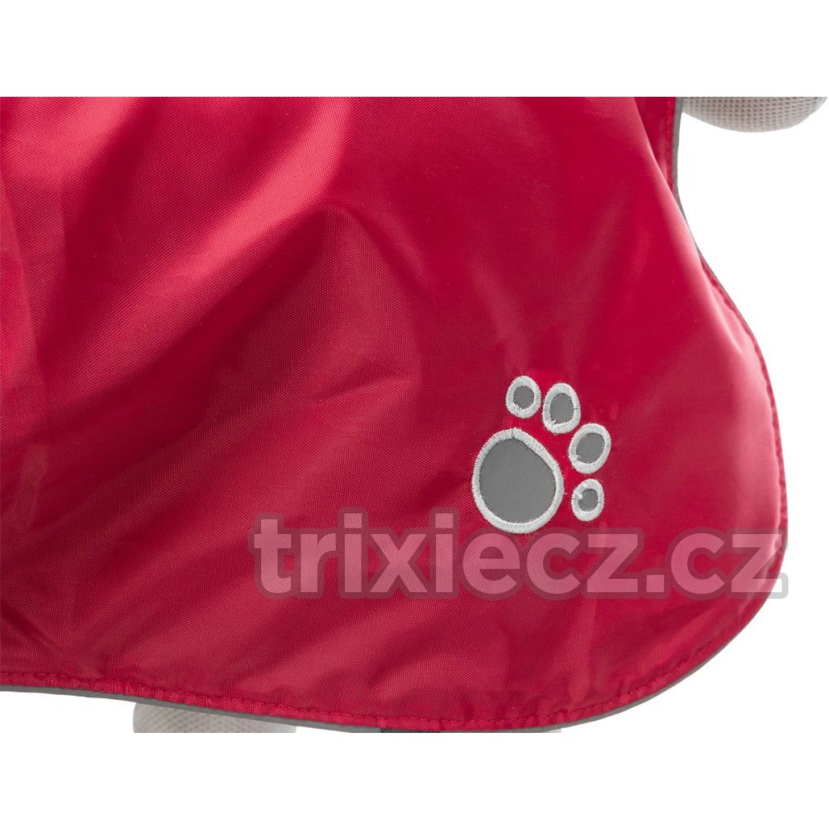 Reflexná vesta ORLEANS, L: 60 cm, červená – Obrázok 5