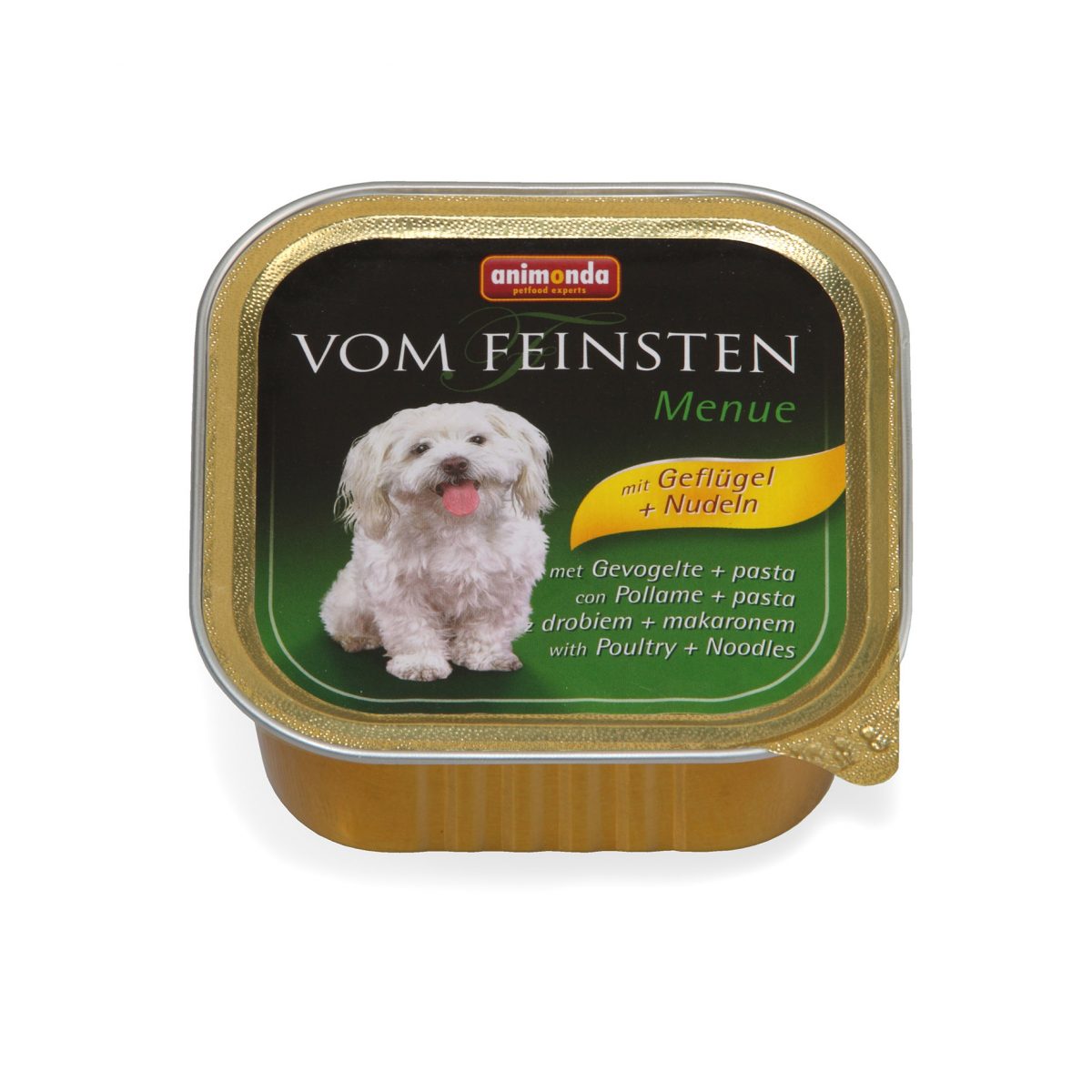 Animonda - Vom Feinsten Menue Adult Dogs hydinové & cestovina, 150 g – Obrázok 1