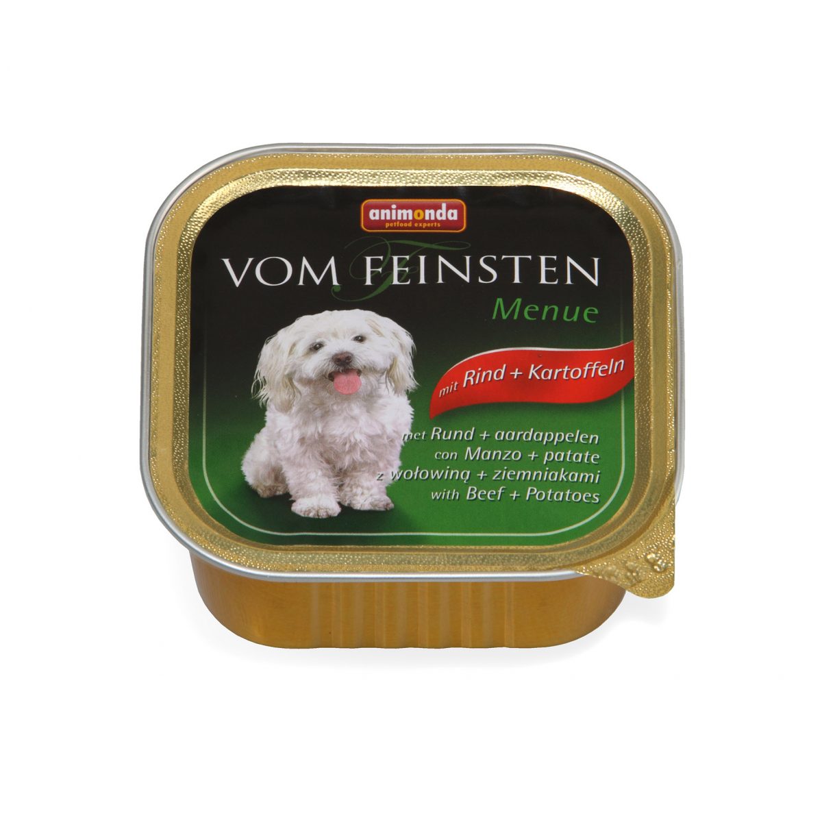 Animonda - Vom Feinsten Menue Adult Dogs hovädzie & zemiaky, 150 g – Obrázok 1