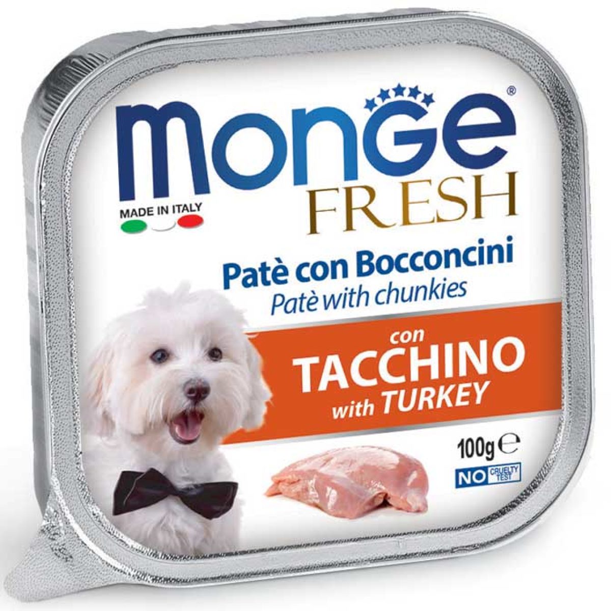MONGE FRESH paštéta - morčacie mäso, 100 g – Obrázok 1