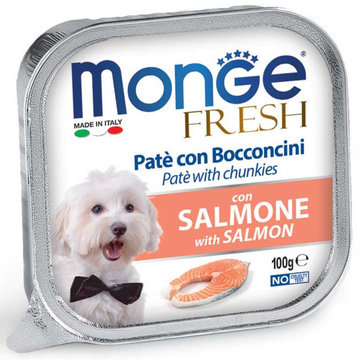 MONGE FRESH paštéta - losos, 100 g – Obrázok 1