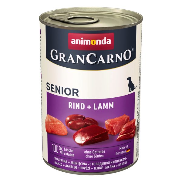 Animonda - GranCarno Senior Dogs hovädzie & jahňacie, 400 g