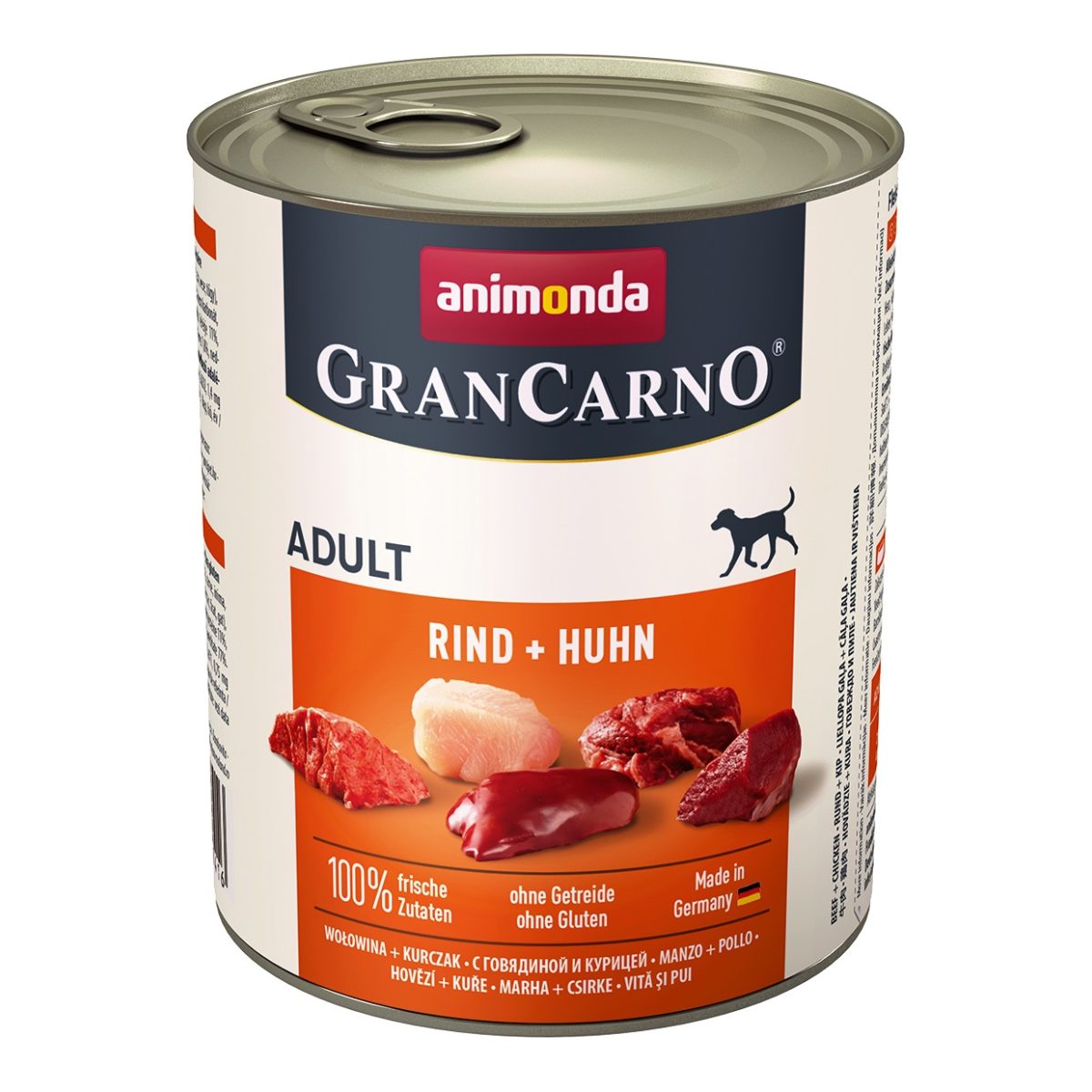 Animonda - GranCarno Adult Dogs hovädzie & kuracie, 800 g – Obrázok 1